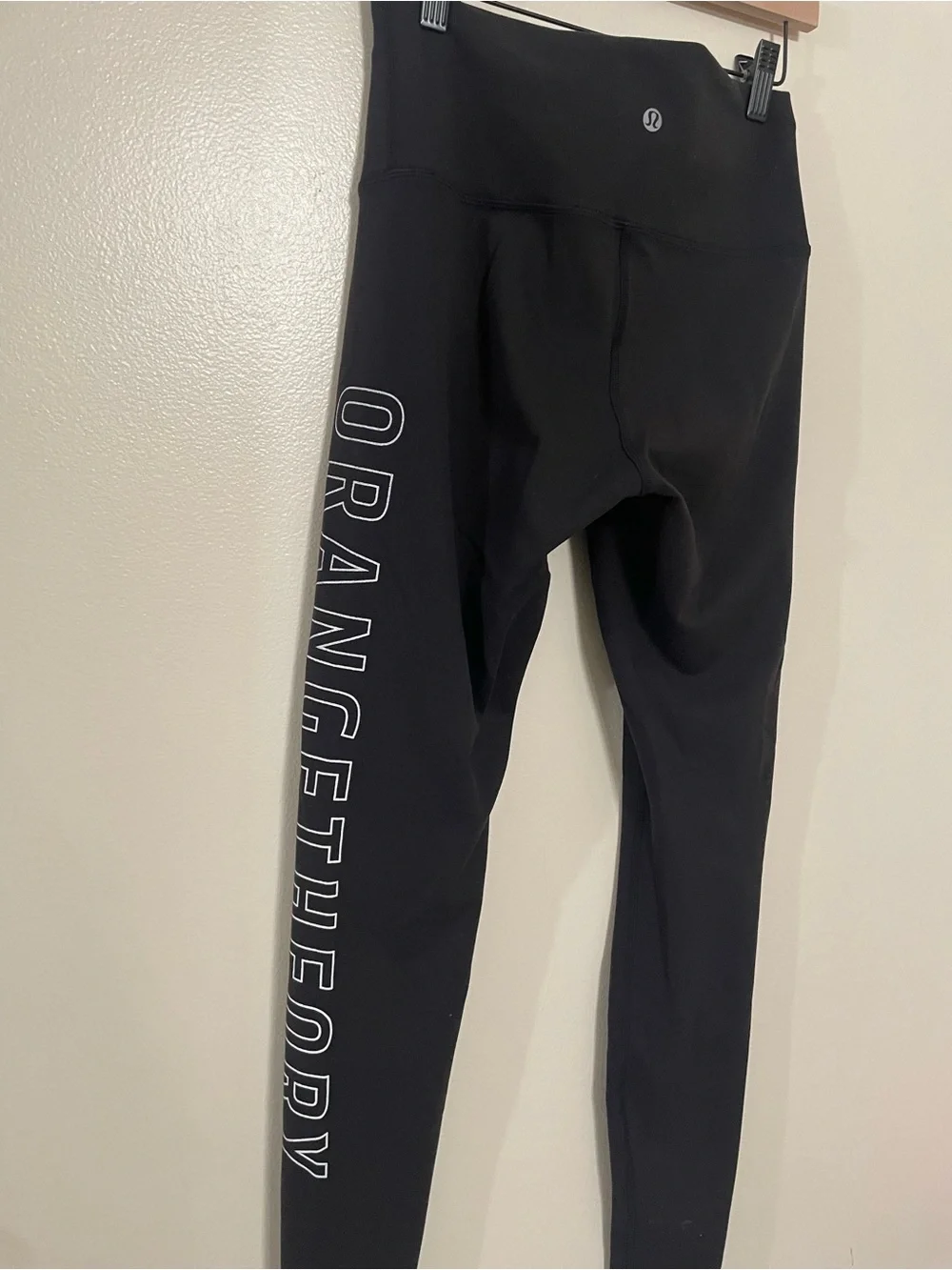 lululemon athletica Orangetheory Black Logo Leggings